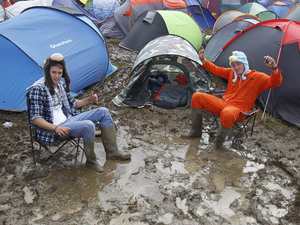 festival-goers, Isle of Wight