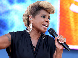 Mary J. Blige performs live in Central Park as part of Good Morning America's Summer Concert Series.