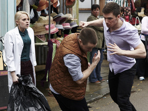 Joey comes to Lucy's rescue.