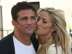 Alex Reid and Chantelle Houghton
at the ITV studios
London