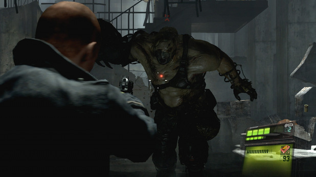 Jake in action in Resident Evil 6