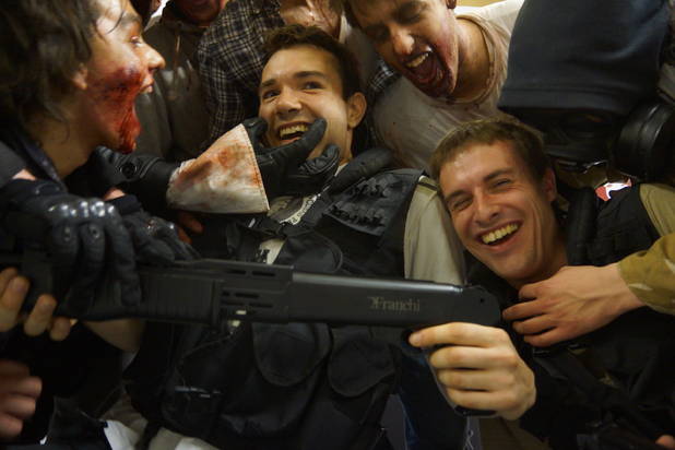 Paul Jones ravaged by zombies