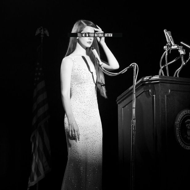 Lana Del Rey 'National Anthem' artwork.
