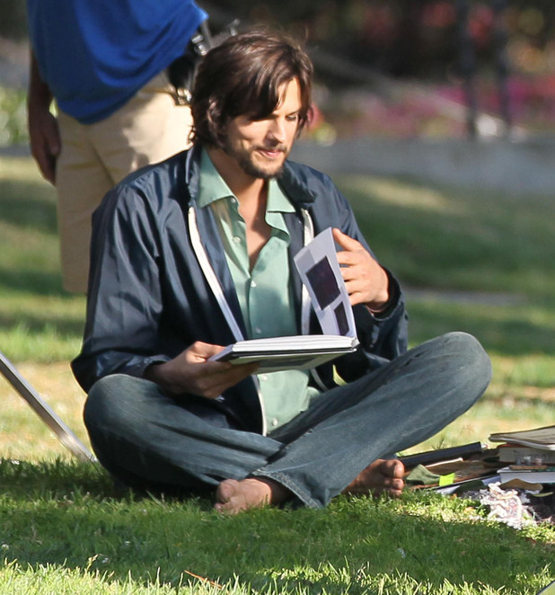 Ashton Kutcher as Steve Jobs