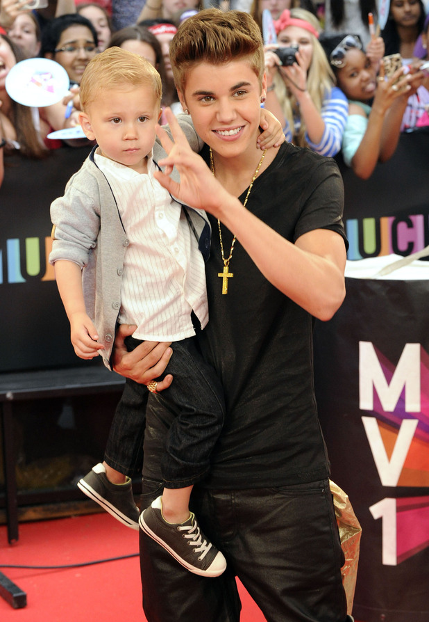 Justin and Jaxon Bieber
