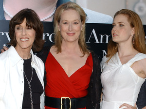 Nora Ephron with Meryl Streep and Amy Adams