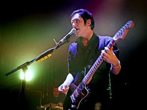 Brian Molko of Placebo performing at the Liverpool Olympia. Liverpool, England- 26.04.12
Mandatory Credit: Sakura/WENN.com