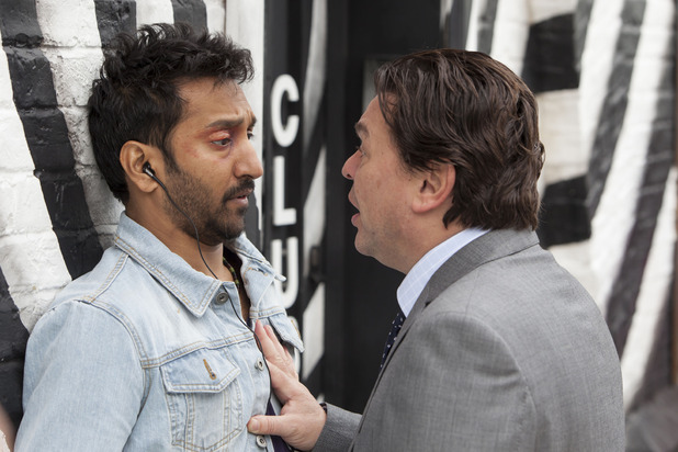 Derek Branning confronts AJ