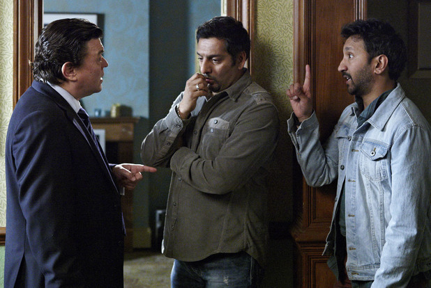 AJ stands up to Derek.