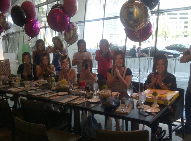 Cheryl Cole celebrates her birthday