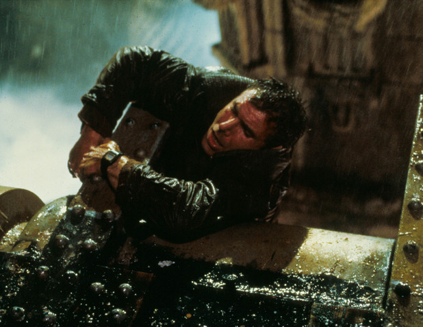 Deckard hoists himself up