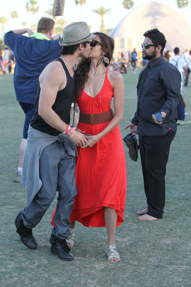 Nina Dobrev and Ian Somerhalder 
