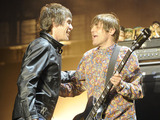 The Stone Roses perform live at Heaton Park: Mani & Ian Brown.