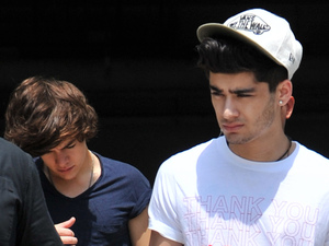 Harry Styles and Zayne Malik of One Direction
leaving their hotel in Ft Lauderdale for the final night of their 2012 American Tour
Ft Lauderdale,