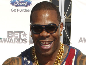 Busta Rhymes arriving at the 2012 BET Awards in Los Angeles