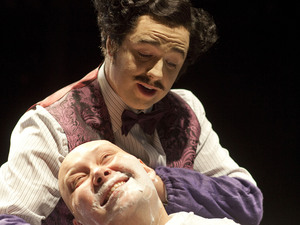Jason Manford stars as Pirelli in Sweeney Todd