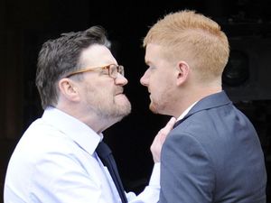 Owen and Gary fight at the Christening of Chesney and Katy's son Joseph
