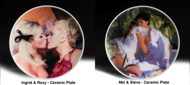 Dirty Dishes ceramic plates