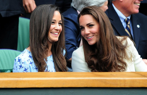 The Duchess of Cambridge and Pippa Middleton