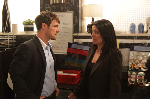 When Carla informs Rob of her plan to run away with Peter, she asks him to step in and look after the factory. A stunned Rob warns Carla she is playing a dangerous game