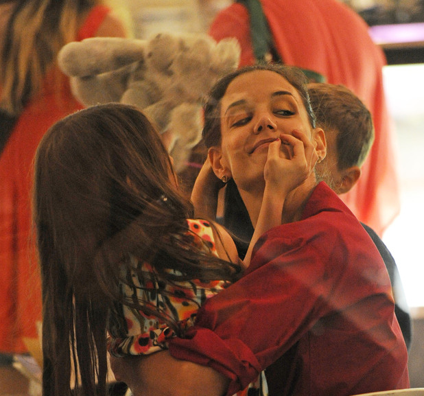 Suri Cruise and Katie Holmes