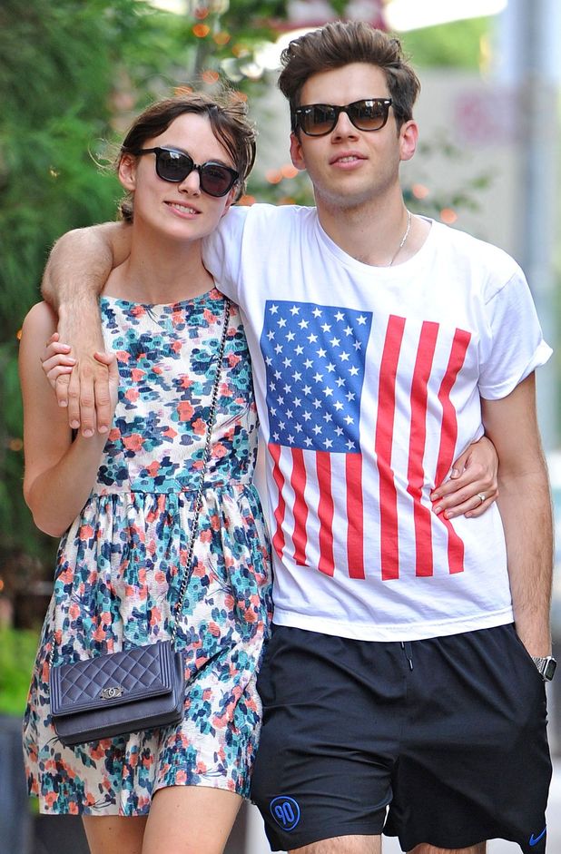 Keira Knightley and Jamie Righton