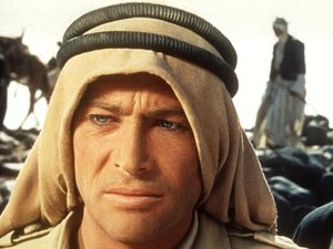 Peter O'Toole (right) and Omar Sharif (left) in the 1962 movie 'Lawrence of Arabia'.