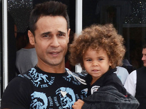 Chico Slimani at the opening of 'Harry's World', a new fashion boutique owned by Harry Derbidge from 'The Only Way is Essex'