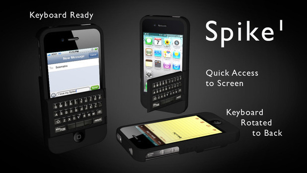 Spike keyboard for iPhone