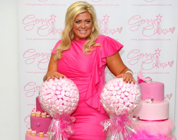 Gemma Collins pictured at the launch of her plus-sized clothing range, at the Worx studios in west London