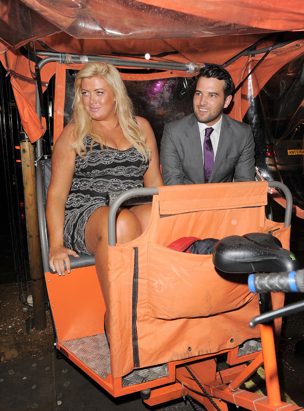 Gemma Collins and Ricky Rayment