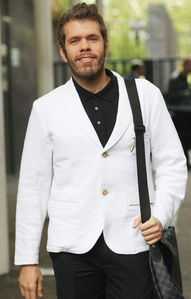 Perez Hilton outside the ITV studios, London.
