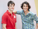 Bob Morley and James Mason as Aiden and Chris