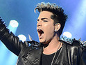Chris Colfer shows his admiration for Adam Lambert in a behind-the-scenes video.