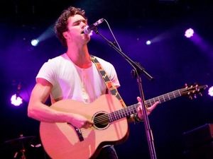 Lawson play at the Hard Rock Calling music festival in Hyde Park, London