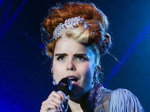 Paloma Faith performing live at the Summer Series at Somerset House in London