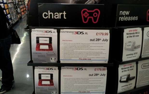3DS XL accidentally advertised with two Circle Pads by HMV