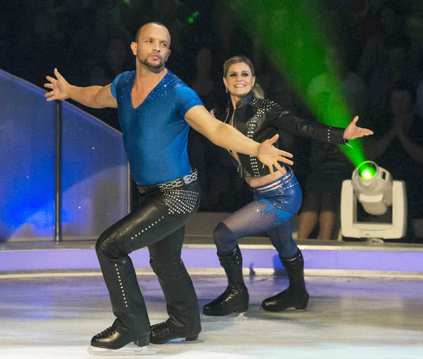 Jamie Baulch skating with Maria Filippov