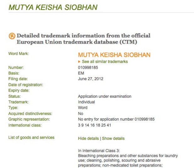Mutya Keisha Siobahn document