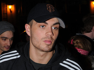 Max George of The Wanted,
arrives back to his hotel.
London, England - 29.03.11
Mandatory Credit: Steve Searle/WENN.com
