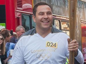 David Walliams, olympic torch, 2012