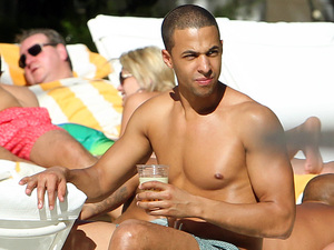 Marvin Humes of JLS
The JLS boys hang out at the pool at the Encore, in Las Vegas, Nevada, on the first leg of band member Marvin Humes' bachelor party.
Las Vegas, Nevada
