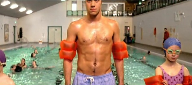 Will Young swimming 