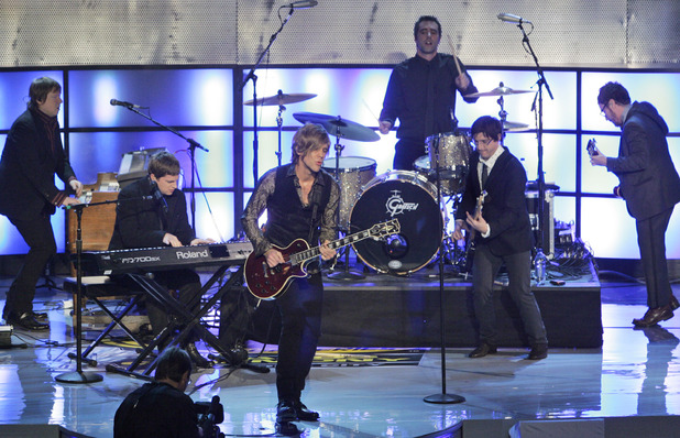 Matchbox 20 performs during the 2008 NASCAR Sprint Cup Series Awards Ceremony
