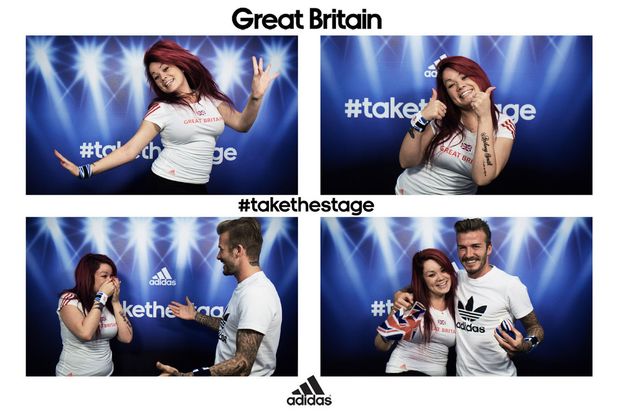 Zuleika Butler and David Beckham