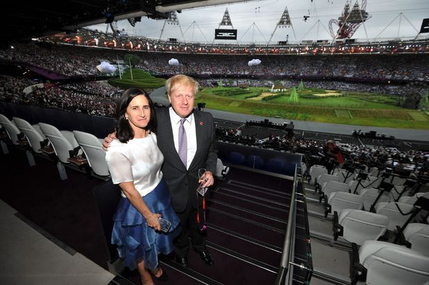 Boris arriving at opening ceremony