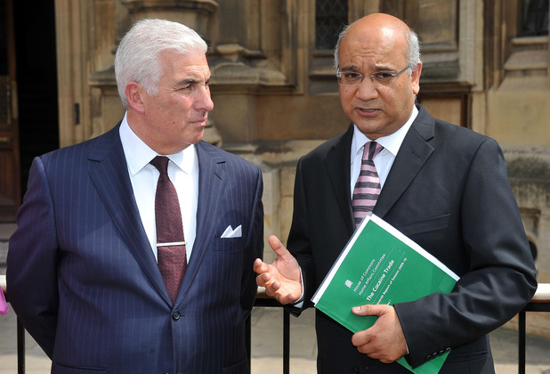 Mitch Winehouse and Keith Vaz