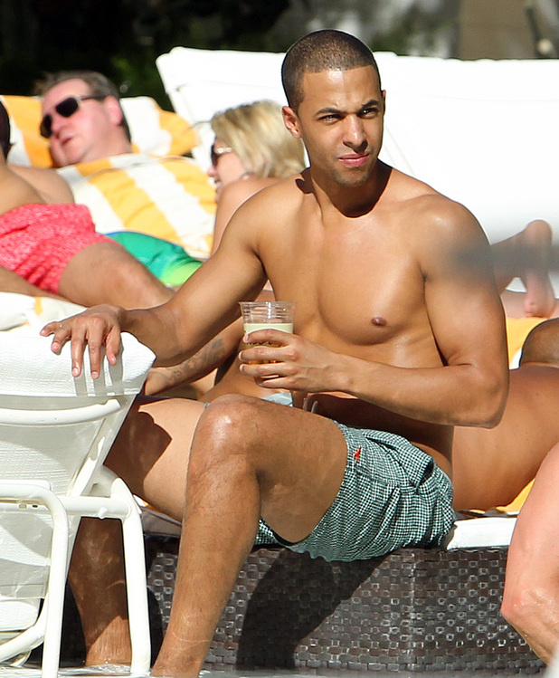 Marvin Humes of JLS
The JLS boys hang out at the pool at the Encore, in Las Vegas, Nevada, on the first leg of band member Marvin Humes' bachelor party.
Las Vegas, Nevada