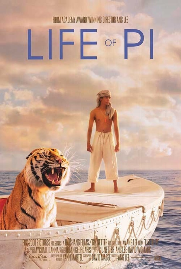 Poster for the movie 'Life of Pi'