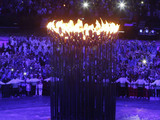 The Olympic Cauldron in all it's glory.